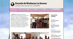 Desktop Screenshot of biodanzaelqui.com