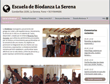 Tablet Screenshot of biodanzaelqui.com